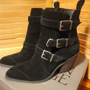 Black Suede Boots